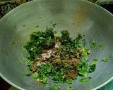 A picture of step 2 of Methi Fried Rice.