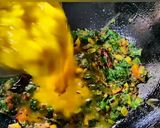 A picture of step 6 of Palak dal.