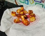 A picture of step 3 of Chilli Paneer.