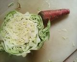 A picture of step 1 of Coleslaw.