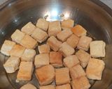 A picture of step 4 of Orange Tofu.