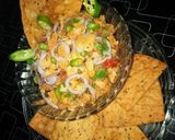 A picture of step 4 of White Chana Chaat 😋😋😍😍.