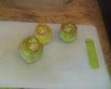 Foto del paso 1 de la receta: Alcachofas rellenas de champiñón
