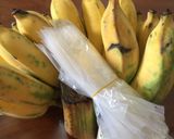 Hình bước làm 1 của món Chuối ép