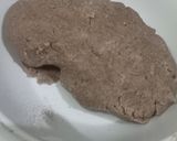 A picture of step 4 of Ragi flour nankhatai.