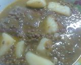 Foto del paso 4 de la receta: Lentejas con costillas de cerdo en ajo Colorao