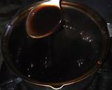 A picture of step 2 of 3 ingredients chocolate serup.