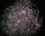 A picture of step 2 of Black chana chat.