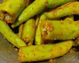 Bharli Mirchi - Stuffed Green Chillies Maharashtrian style recipe step 4 photo