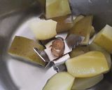 A picture of step 1 of Raw mango rasam.