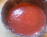 Foto del paso 5 de la receta Tarta mousse de chocolate blanco, fresa y glaseado espejo