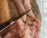 Foto del paso 4 de la receta Arroz caldoso con pollo en olla rápida paso a paso