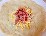 Hình bước làm 2 của món Pizza bomb