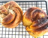 A picture of step 3 of Pumpkin Cinnamon Swirl Bread Rolls.
