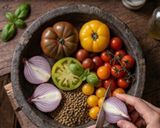 Foto del passaggio 1 della ricetta Insalata di Pomodori Speciale