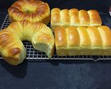 Foto langkah ke 17 dari resep 1 adonan 2 bentuk roti wool roll bread dan roti sobek.