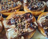 Mézes - camemberes sütőtök recept fázis 2 fotója