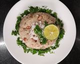 A picture of step 6 of Kodo millet upma.