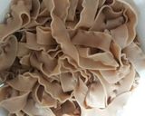 Foto del paso 1 de la receta Pasta de setas con champiñones y huevo