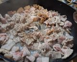 Szalonnás, káposztás burgonya Sanyisan recept fázis 2 fotója