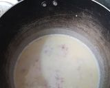 Foto del paso 3 de la receta Espaguetis con crema de queso y jamón