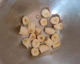 A picture of step 1 of Nutri Sooji Banana Cake.
