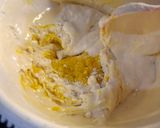 Foto langkah ke 3 dari resep Bolu Marmer Waluh Kuning dengan Susu.