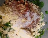 A picture of step 2 of Spinach leaves patode.