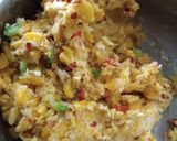 A picture of step 2 of Cheese corn stuff bread pakoda.