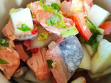 Ceviche de salmón