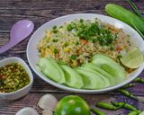 รูปขั้นตอนการทำที่ 22 ของ ข้าวผัดไข่ เม็ดร่วนสวย ไม่มัน ไม่เลี่ยน อร่อยถูกปากคนในครอบครัว