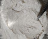 A picture of step 1 of Dahi Vada.