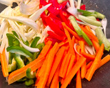 Foto del paso 7 de la receta: Solomillo de ternera y verduras salteados en wok