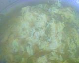 A picture of step 1 of Pulao with methi leaves and Mix Vegs.