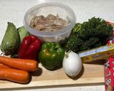 Foto del paso 1 de la receta: Pollo con Verduras en Aluminio