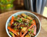 Hình bước làm 4 của món Cà Tím Cà Rốt Đậu Hũ Sốt Teriyaki
