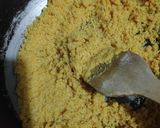 A picture of step 4 of Moong dal halwa.