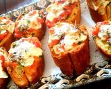 A picture of step 2 of Cheese Bruschetta.