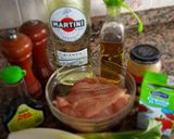 Foto del paso 1 de la receta: Pollo al vermouth, con puerros. #recetariocamino