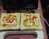 Foto langkah ke 2 dari resep sandwich ala saya😍.