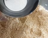 A picture of step 4 of Bhakhari (flat bread).