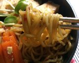 รูปขั้นตอนการทำที่ 4 ของ บะหมี่ผัดน้ำพริกเผาเต้าหู้คินุ