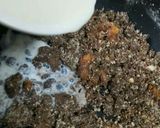 A picture of step 8 of RAGI-ALMOND Modak.