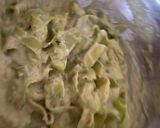 Une image de l'étape 8 de Tagliatelle de courgettes au Pesto.