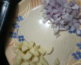 A picture of step 1 of Khichdi.