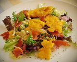 Foto del paso 14 de la receta Ensalada templada de navajas en fritura con jamón