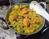 A picture of step 5 of Simple Egg Biryani.