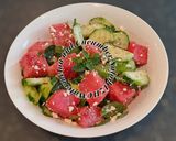 A picture of step 1 of 🍉🥗🥒 Watermelon & Cucumber Salad 🥒🥗🍉.