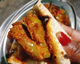 A picture of step 10 of Rajasthani Stuffed Eggplant.