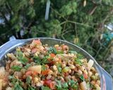 A picture of step 11 of Sprouts salad😋❤️.